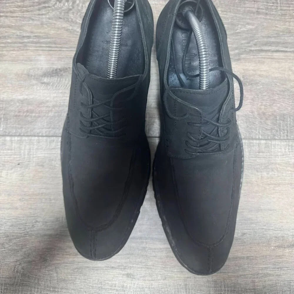 Cole Haan Waterproof Black Suede Oxford Shoes Men's Size 10.5